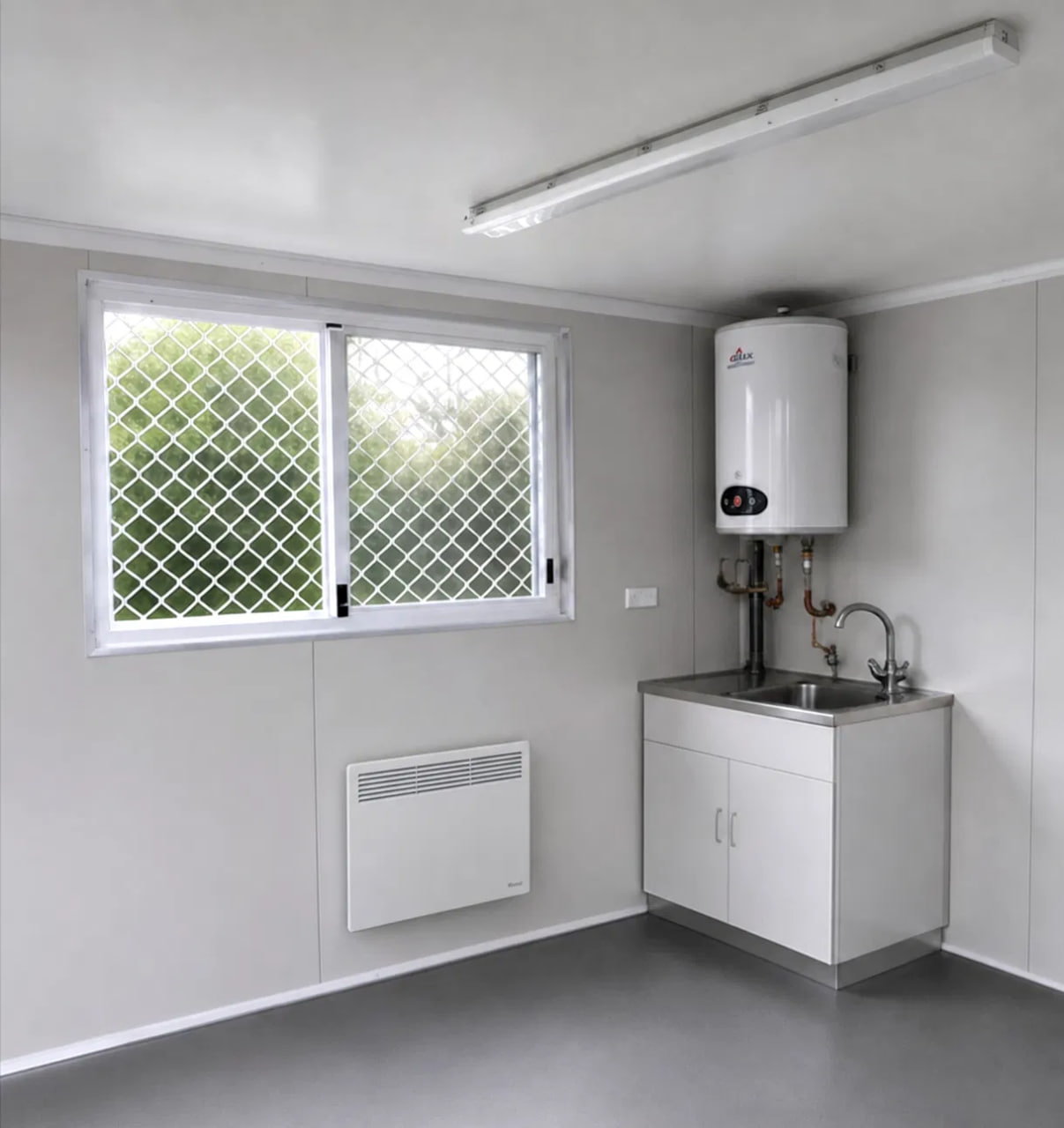 10ft container office interior fit-out